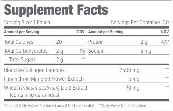 imageBeauty Focus Collagen Plus  Peach Flavor  10 Fl Oz  30 Packets  Liquid Collagen for Women and Men  Supports Skin Hydration  Collagen Peptides