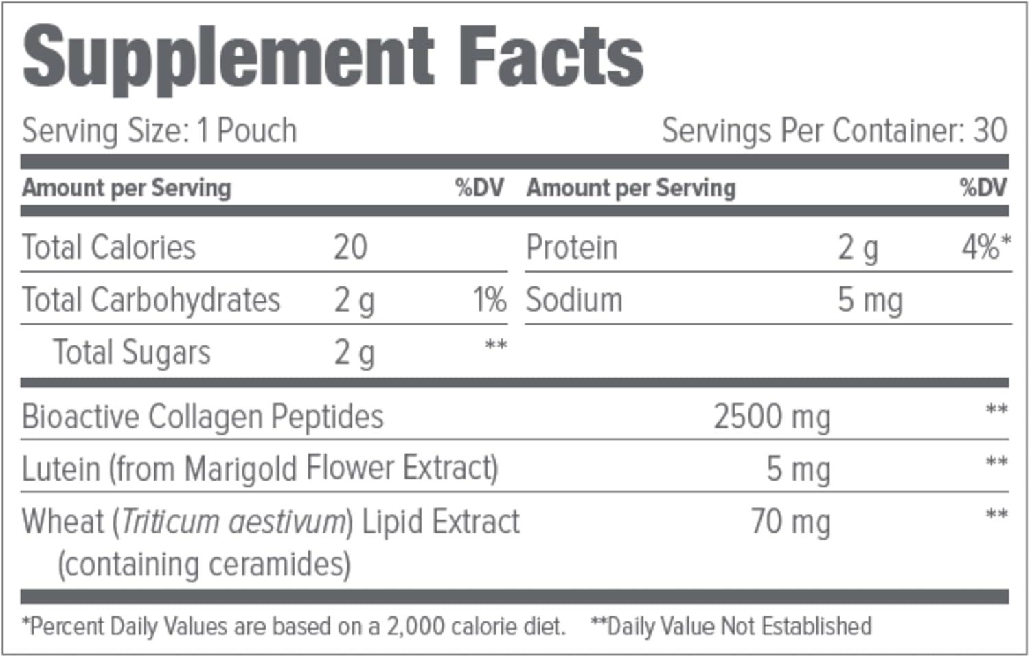 imageBeauty Focus Collagen Plus  Strawberry Flavor  Bioactive Collagen Peptides  Supports Skin Hydration ampamp Elasticity  Convenient 30mL Pouches for Daily Use