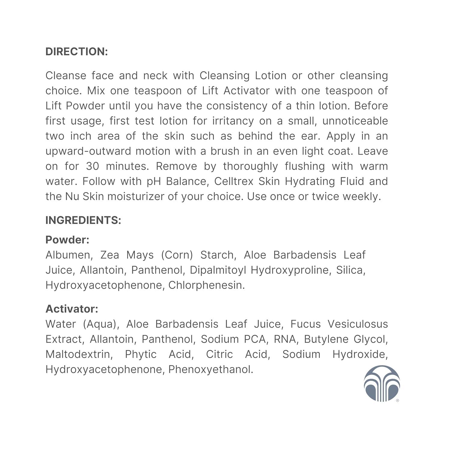 imageNu Skin  Face Lift with Activator Original Formula  Helps Lift and Tighten Your Face and Neck for a Youthful Firm Appearance Reducing Lines and Wrinkles Enhancing Skin Tone and Texture