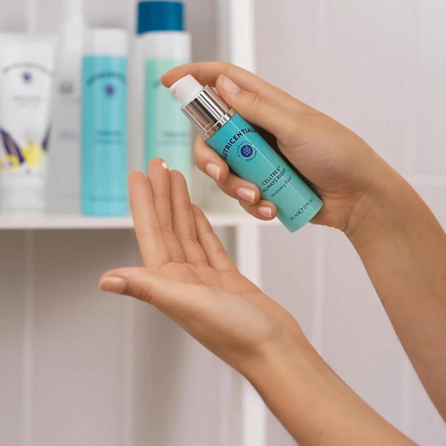 imageNu Skin  Nutricentials Celltrex Always Right Recovery Fluid  Your Daily Skin Resilience Ally Adapt Protect and Stay Radiantly Right Day and Night  24Hour Continuous Moisturization