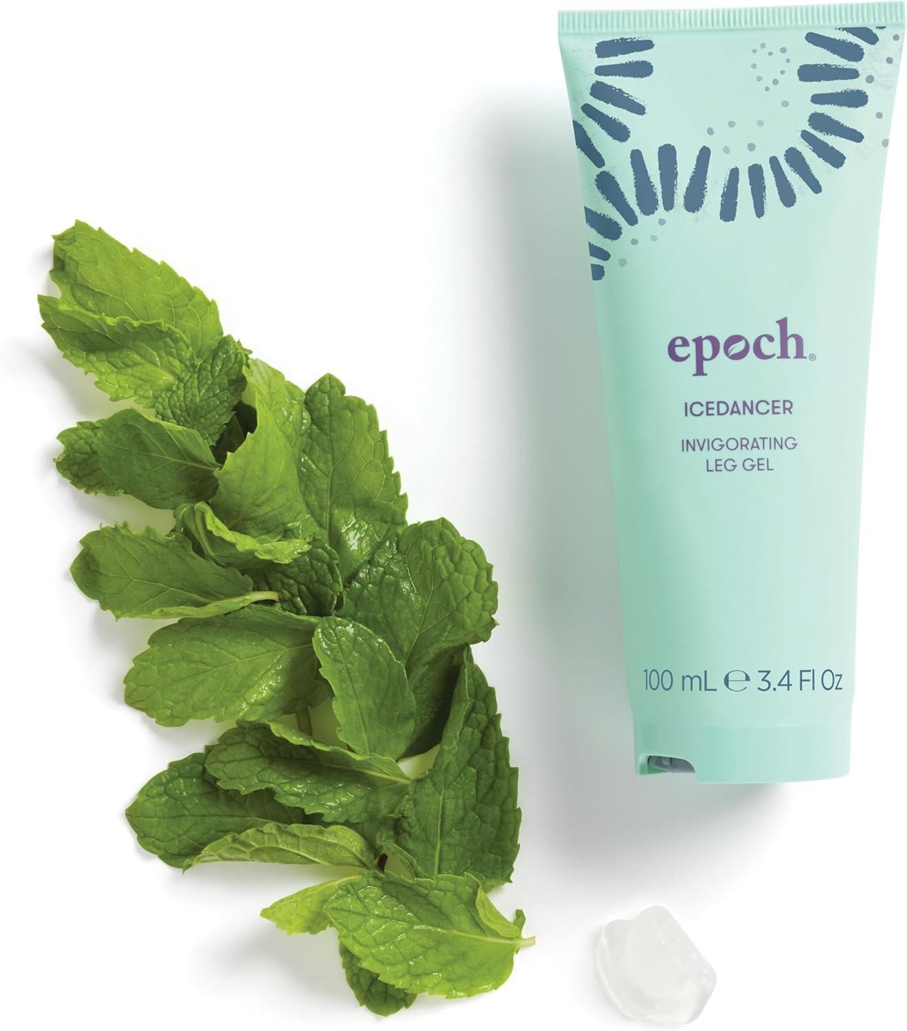 imageNu Skin Epoch Ice Dancer  Invigorating Leg Gel  Natural Wild Mint Horse Chestnut and Refreshing Oils  AlcoholFree Ache Gel  Soothes Cools and Revives Tired Legs Health Support 100ml