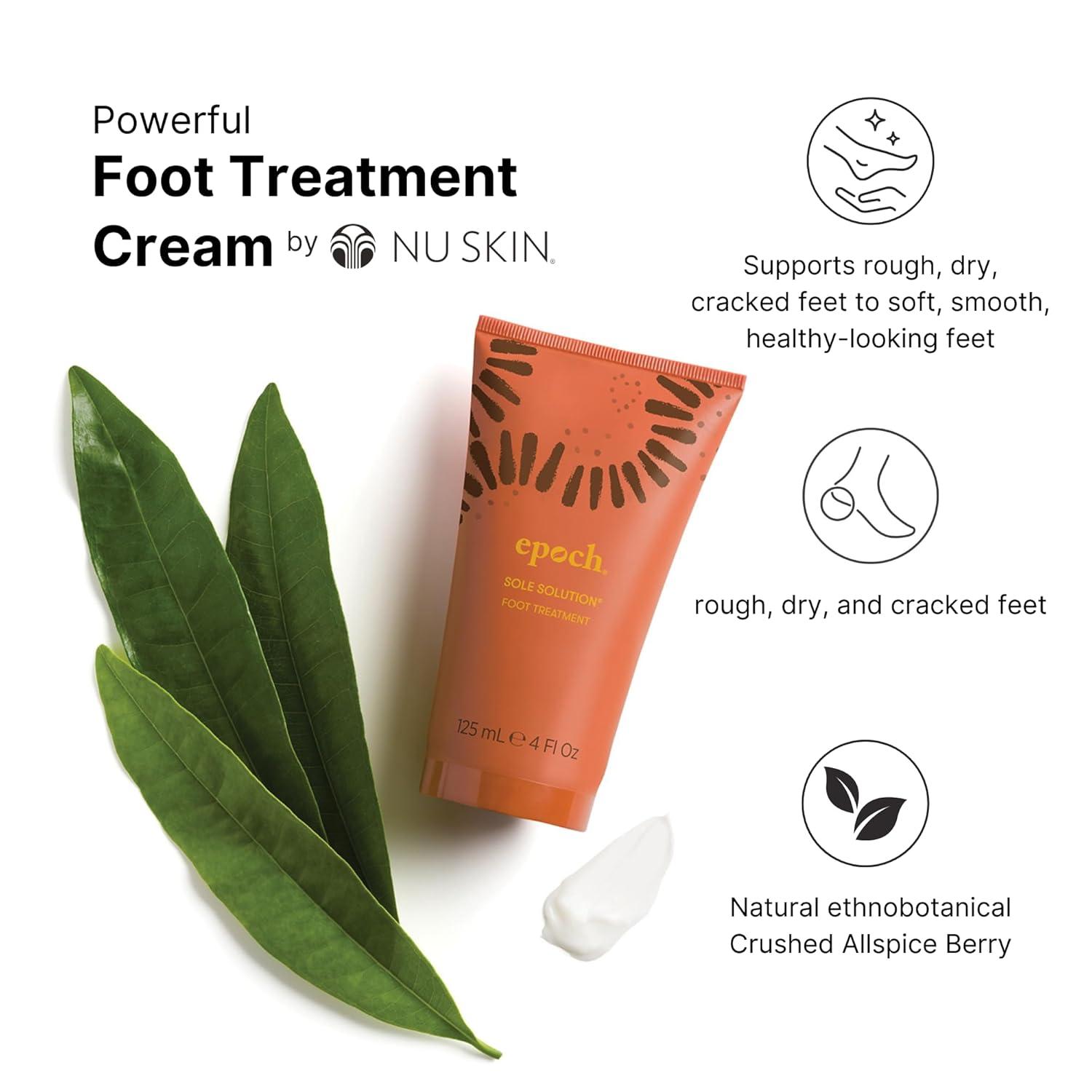 imageNu Skin Epoch Sole Solution  Effective Foot Cream for Dry Cracked Heels and Feet  Foot Care with Urea Cream for Feet  Repair Foot Health  Moisturizer ampamp Lotion for Clean Feet  4 Fl Oz  1 Pack4 Fl Oz Pack of 1