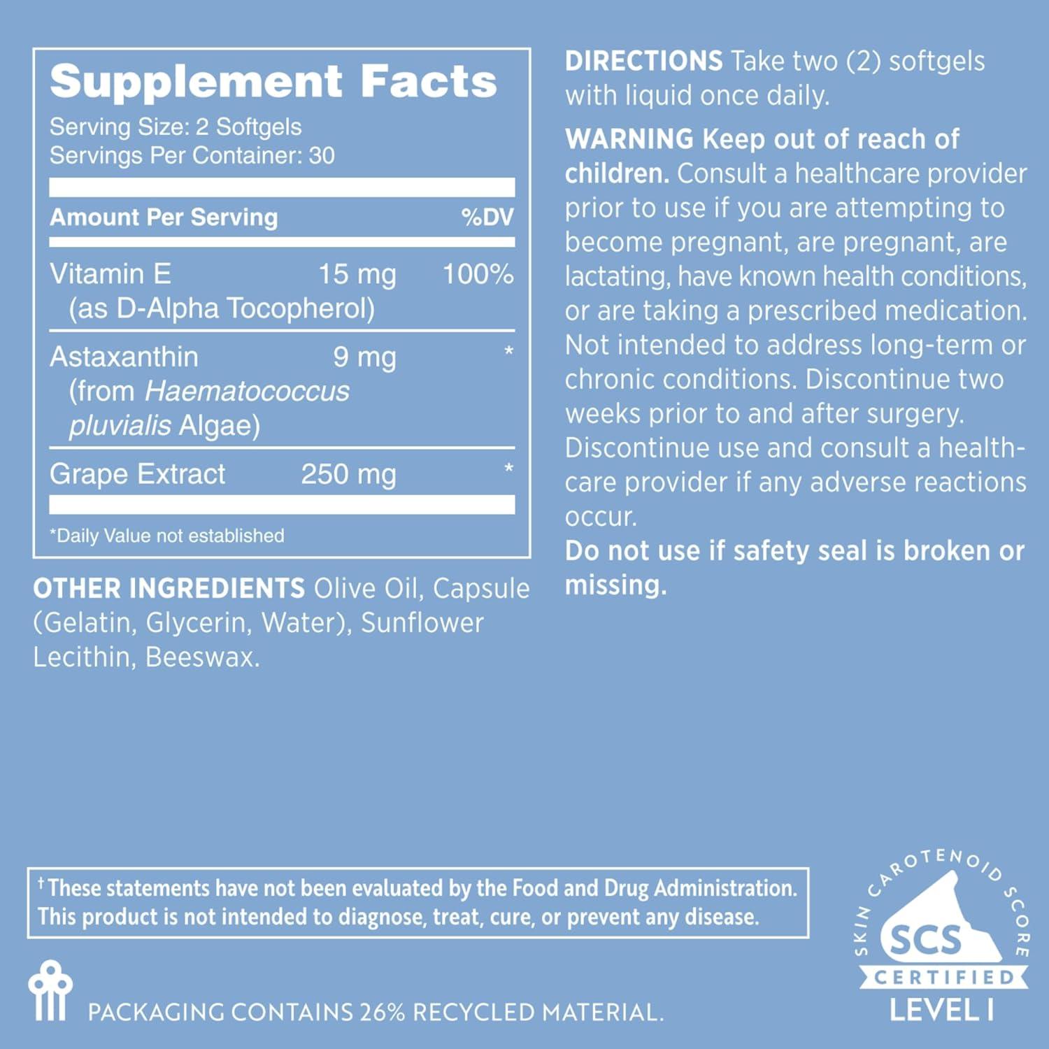 imageNu Skin MYND360 Mind Full  60 Softgels  Supports Memory with Vitamin E Astaxanthin and Grape Extract  Powerful Antioxidants ampamp Brain Support Supplement for Memory Recall