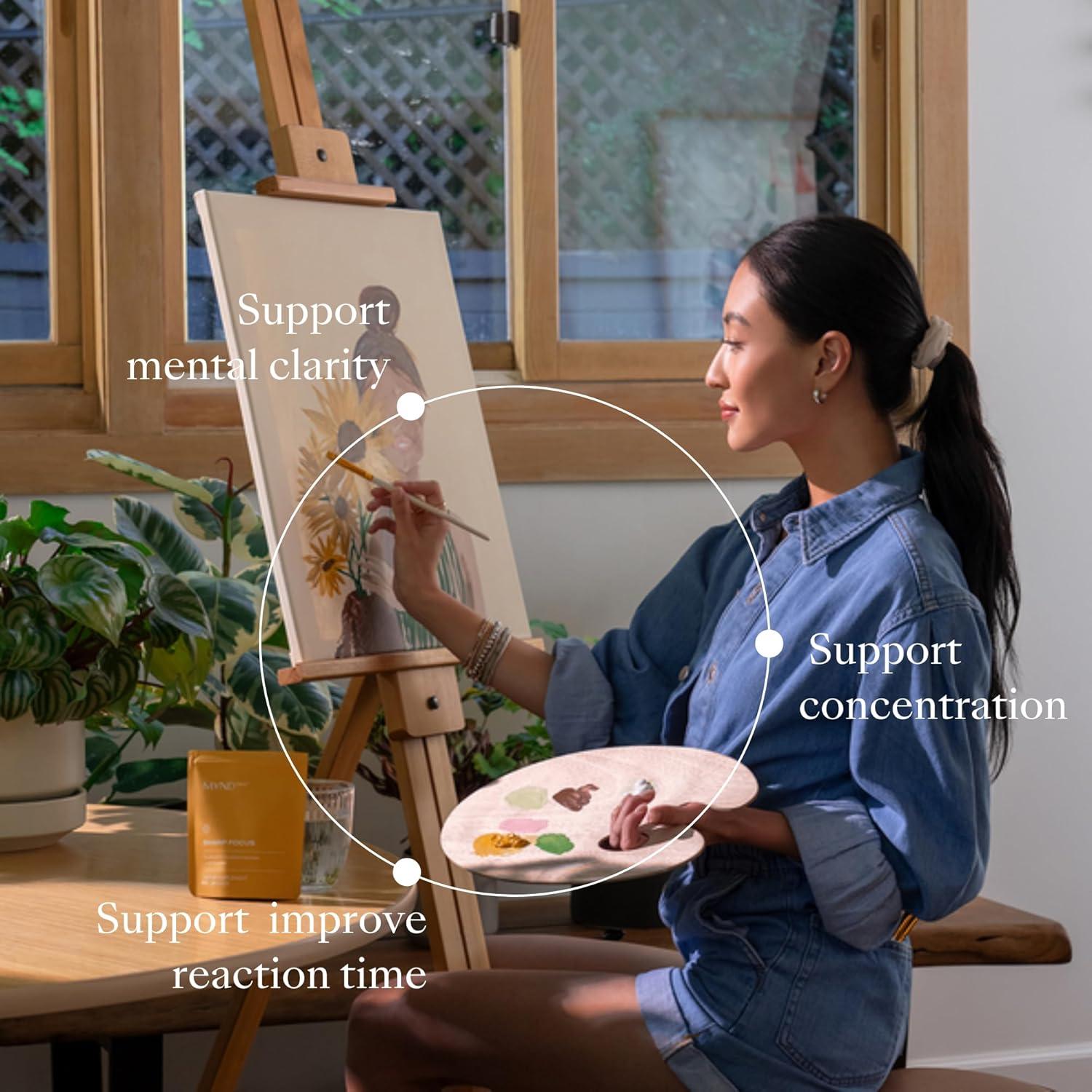 imageNu Skin MYND360 Sharp Focus  60 Capsules  Vitamin B12 ampamp Vitamin B6 for Memory Focus and Clarity  Caffeine Infused Brain Health Supplement  Safe Daily Vitamin B Support for Boosted Concentration