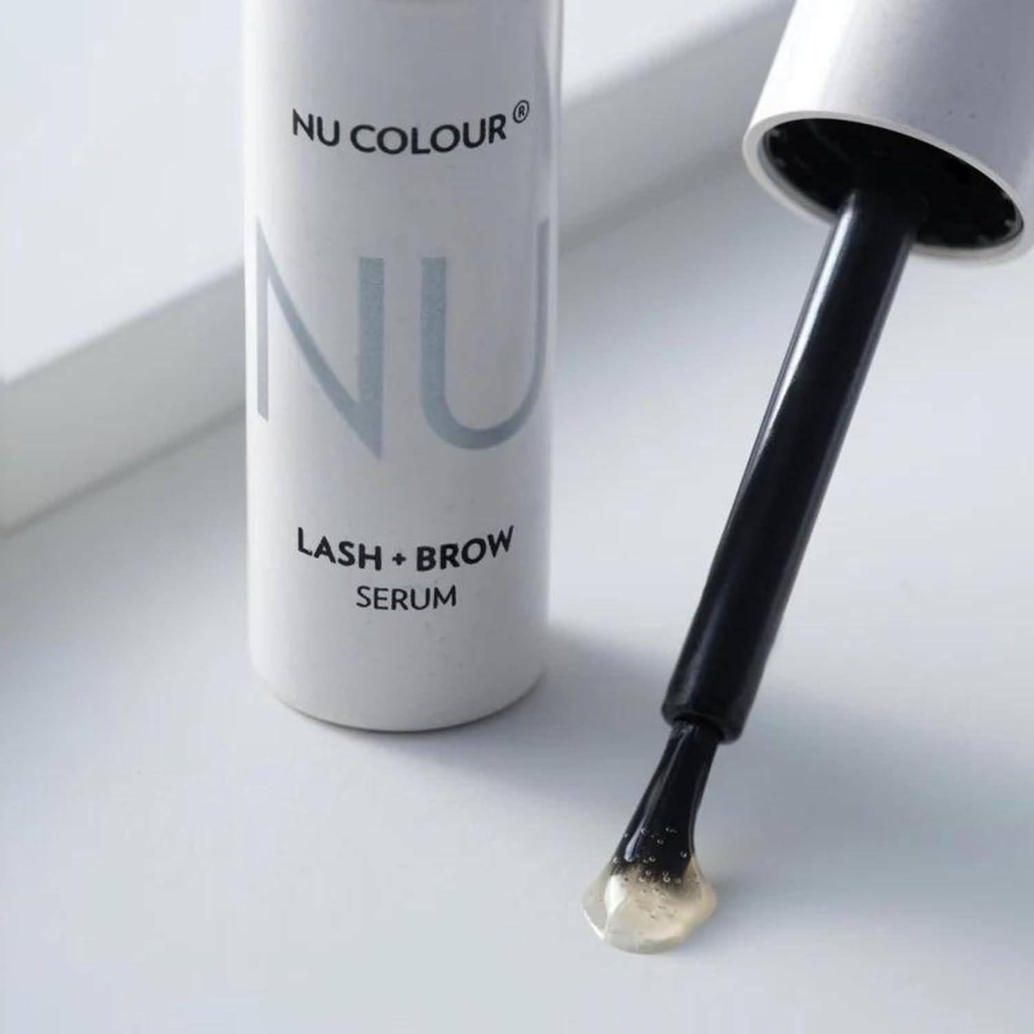 imageNu Skin Nu Colour Lash  Brow Serum  Brow a and Lash Care Serum Clean Formula  Longer Thicker and Fuller Lashes and Brows Brow and Lash Enhancement Morning and Evening Application 5 ml
