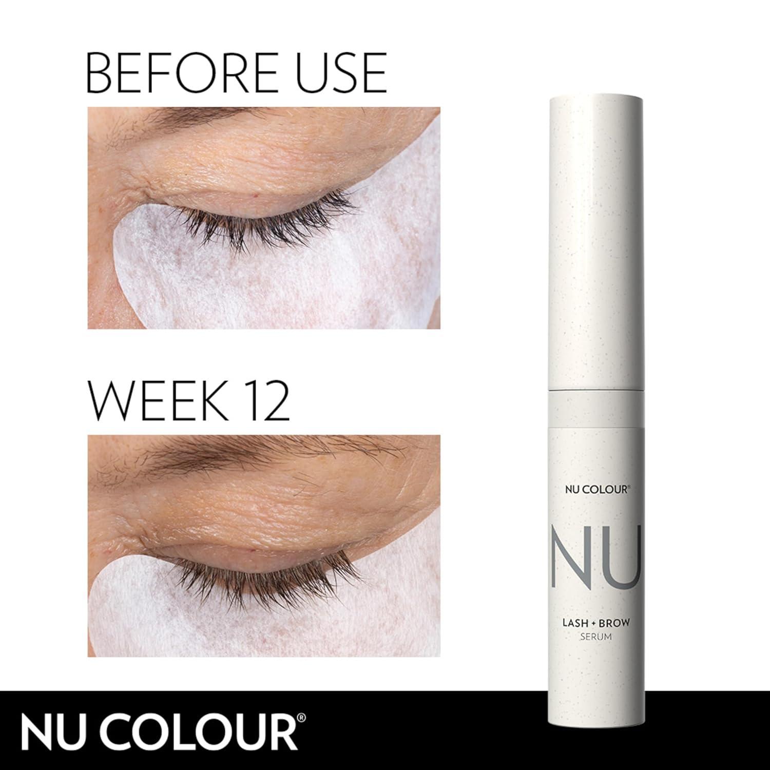 imageNu Skin Nu Colour Lash  Brow Serum  Brow a and Lash Care Serum Clean Formula  Longer Thicker and Fuller Lashes and Brows Brow and Lash Enhancement Morning and Evening Application 5 ml