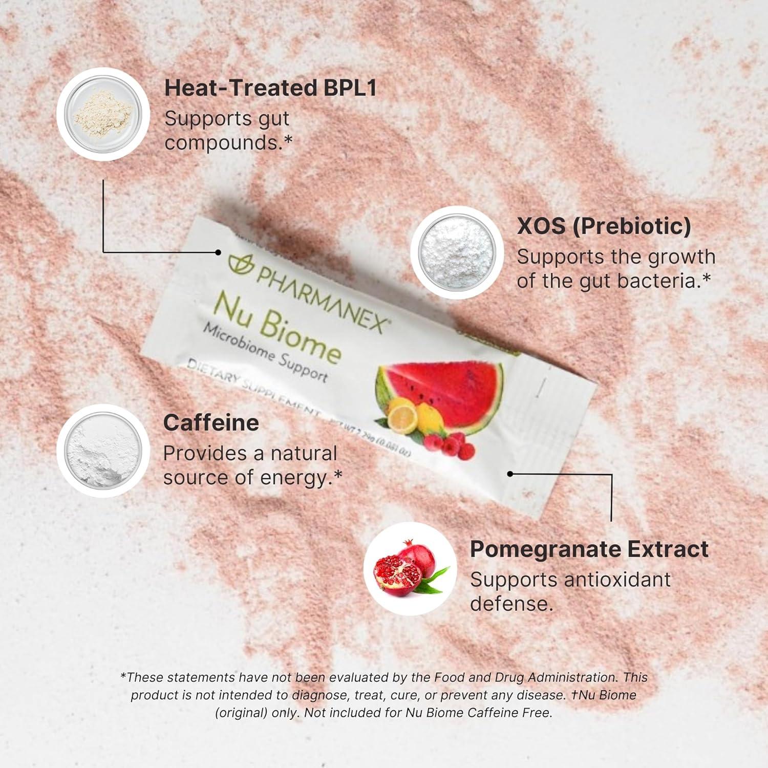 imageNu Skin Pharmanex Nu Biome  Gut ampamp Immune Health Supplement  Supports Digestive Balance ampamp Energy  Prebiotic ampamp Antioxidant Formula  30 Packets