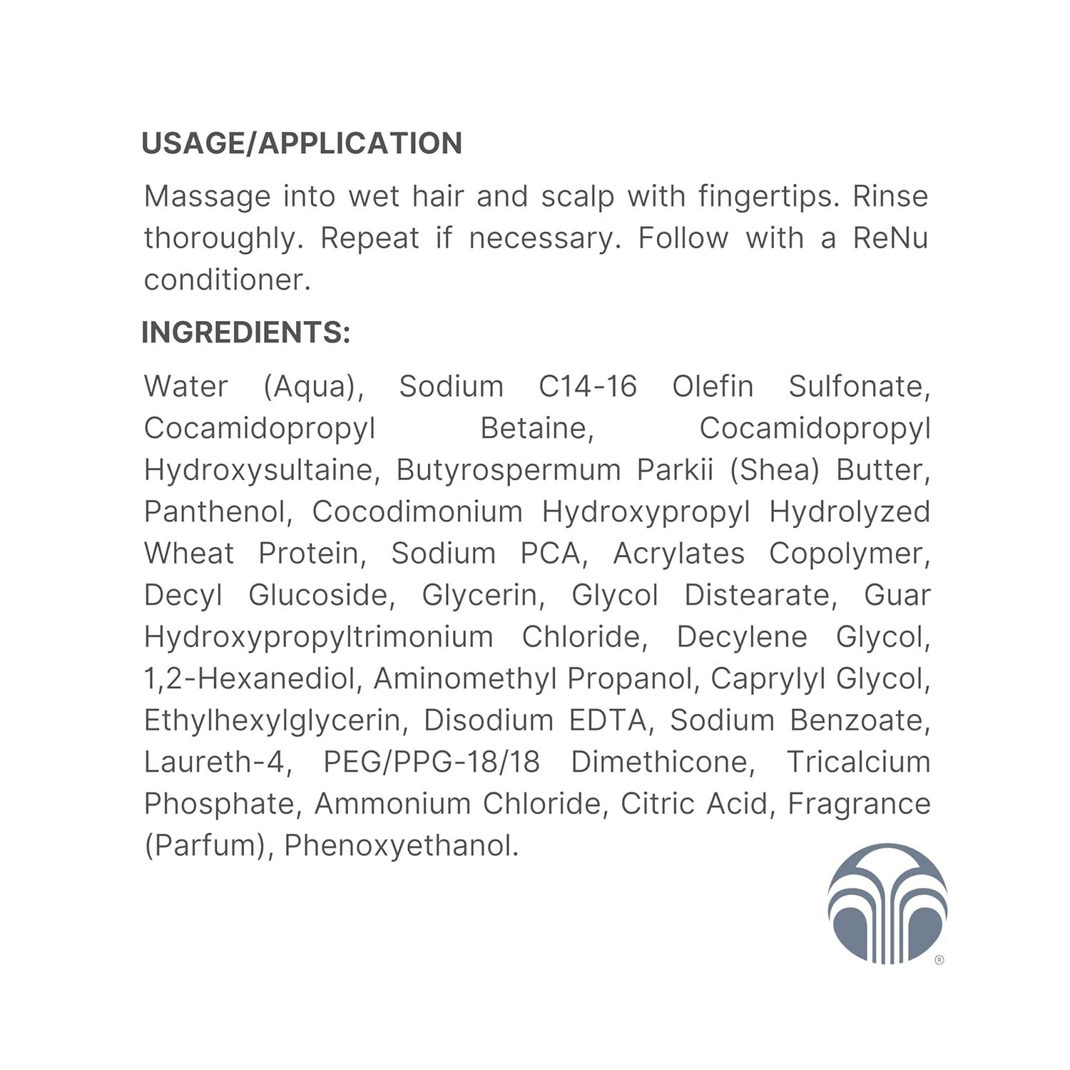 imageNu Skin ReNu Smoothing Shampoo  SulfateFree  Color Safe  ParabenFree Shampoo for Dry Hair and Frizz Control  Enriched with Panthenol for Soft Hair  Self Care Hair Products  338 floz