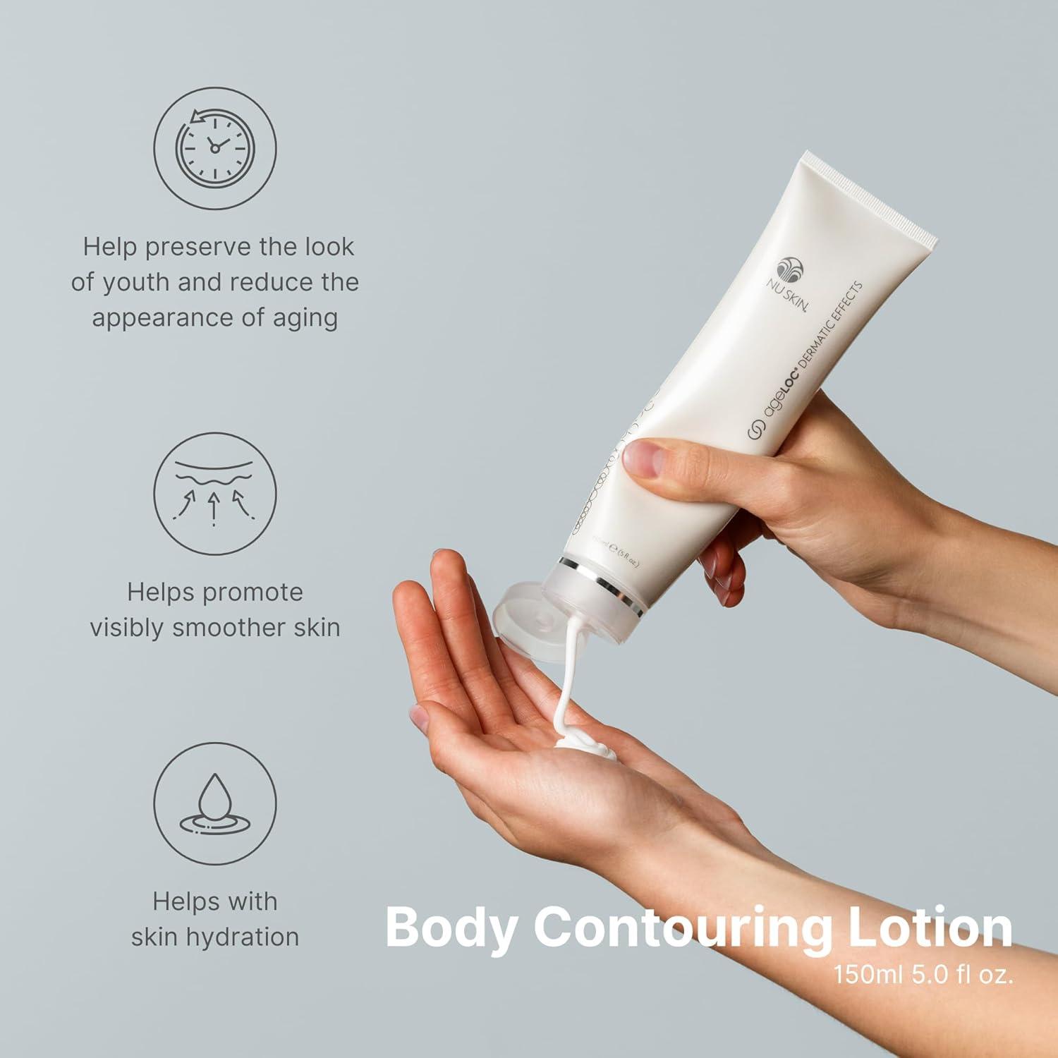 imageNu Skin ageLOC Dermatic Effects Body Contouring Lotion  Scientifically Formulated to Deliver ageLOC AntiAging Benefits for Visibly Firmer Hydrated Skin  1 Pack5 Fl Oz Pack of 2
