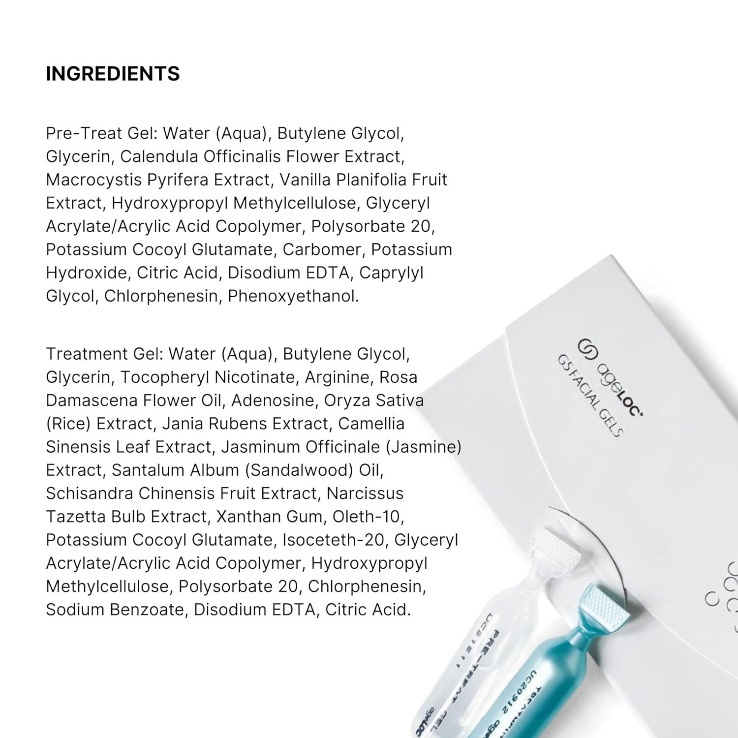 imageNu Skin ageLOC GS Facial Gels  Expertly Formulated 2Step AtHome AntiAging Treatment for Visibly Reduced Lines and Glowing Youthful Skin Infused with ageLOC Blend  1 Pack108 Fl Oz Pack of 1