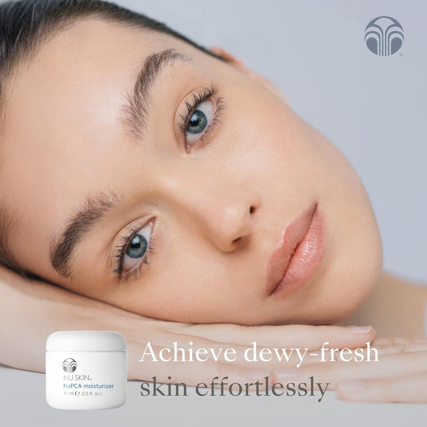 imageNuSkin NaPCA Moisturizer  Hydrating ampamp Soothing Moisturizer with Vitamin E ampamp Aloe Vera  NonGreasy Formula for All Skin Types  Locks in Moisture for AllDay Hydration  25 fl oz  1 Pack25 Fl Oz Pack of 2