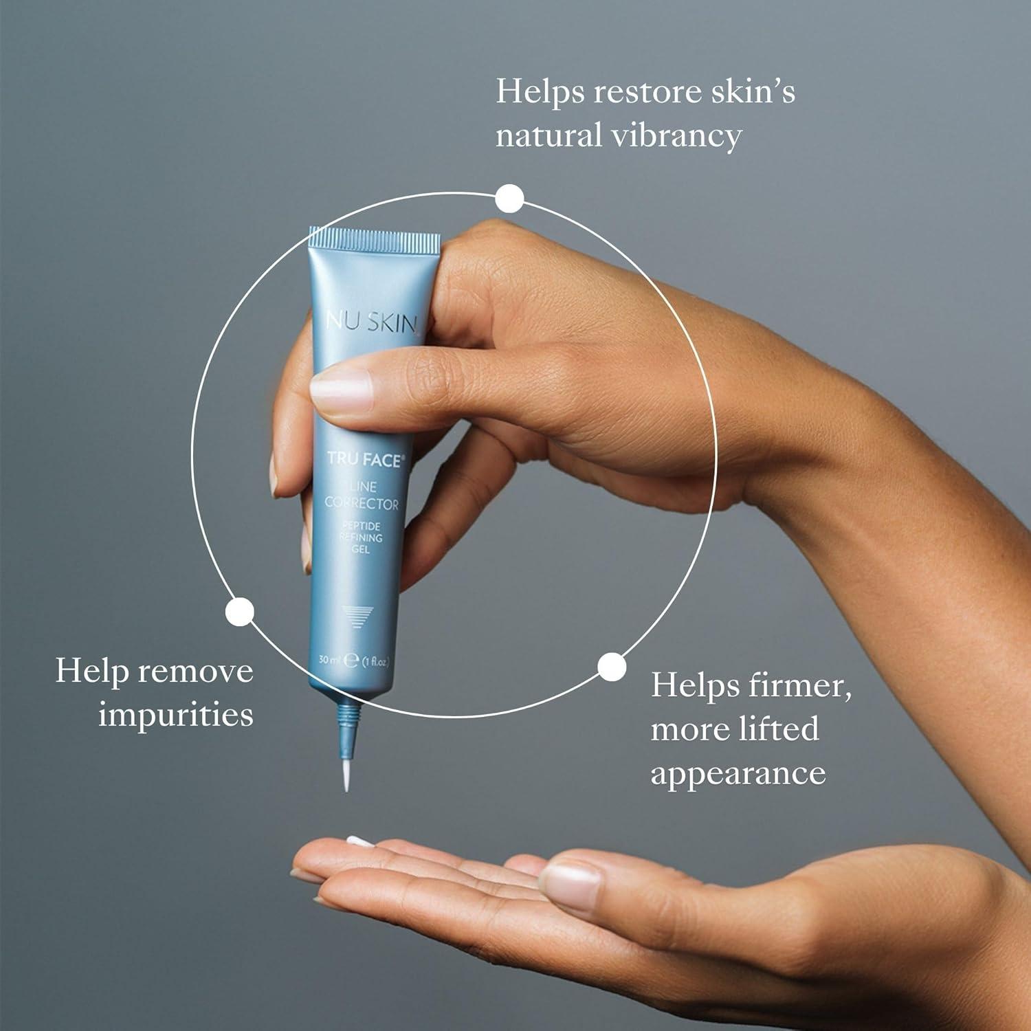 imageNuSkin Tru Face Line Corrector  Wrinkle Reducing Peptides  Aging for Fine Lines  Targets Mouth Lines ampamp Forehead Wrinkles for Youthful Smooth Skin  Put on before makeup ampamp Face Wash  1 Pack1 Fl Oz Pack of 2