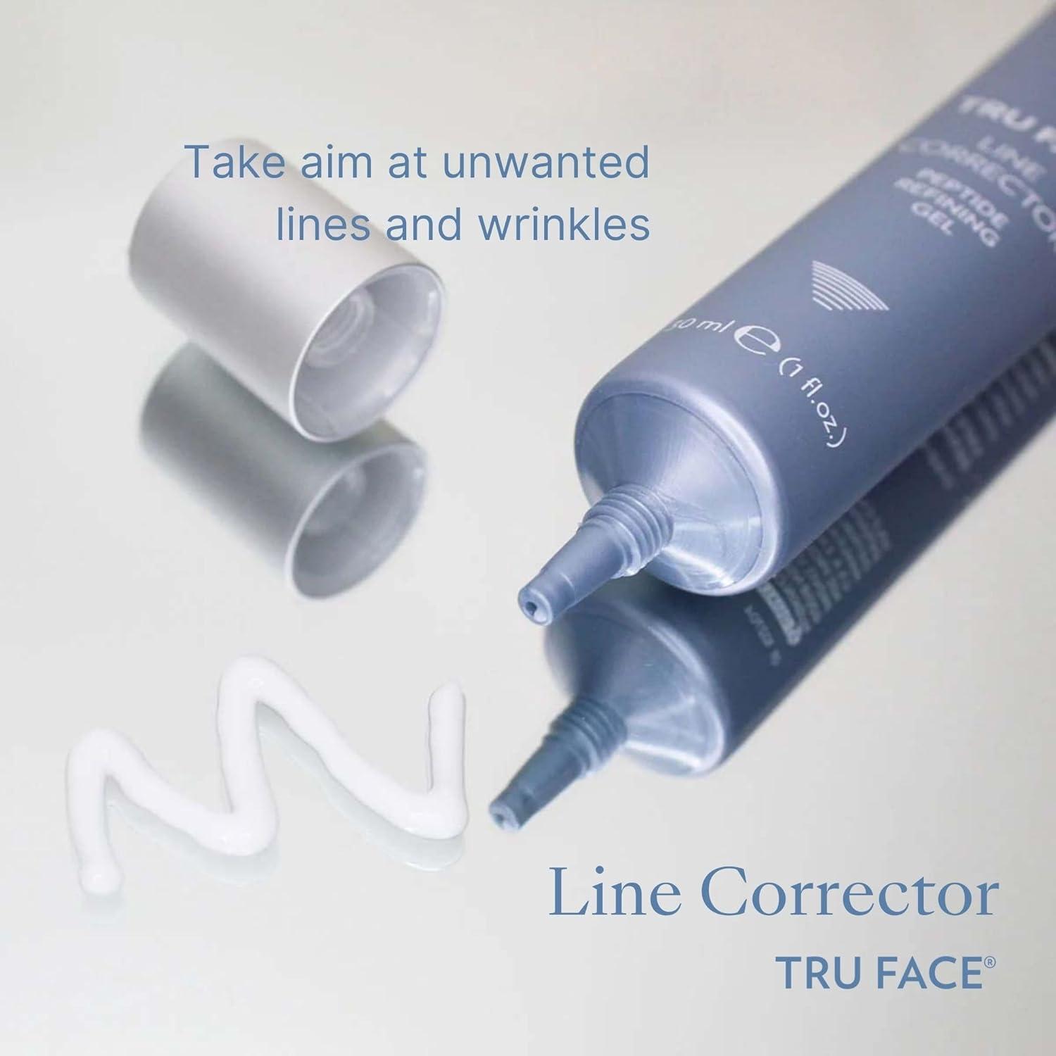imageNuSkin Tru Face Line Corrector  Wrinkle Reducing Peptides  Aging for Fine Lines  Targets Mouth Lines ampamp Forehead Wrinkles for Youthful Smooth Skin  Put on before makeup ampamp Face Wash  1 Pack1 Fl Oz Pack of 2