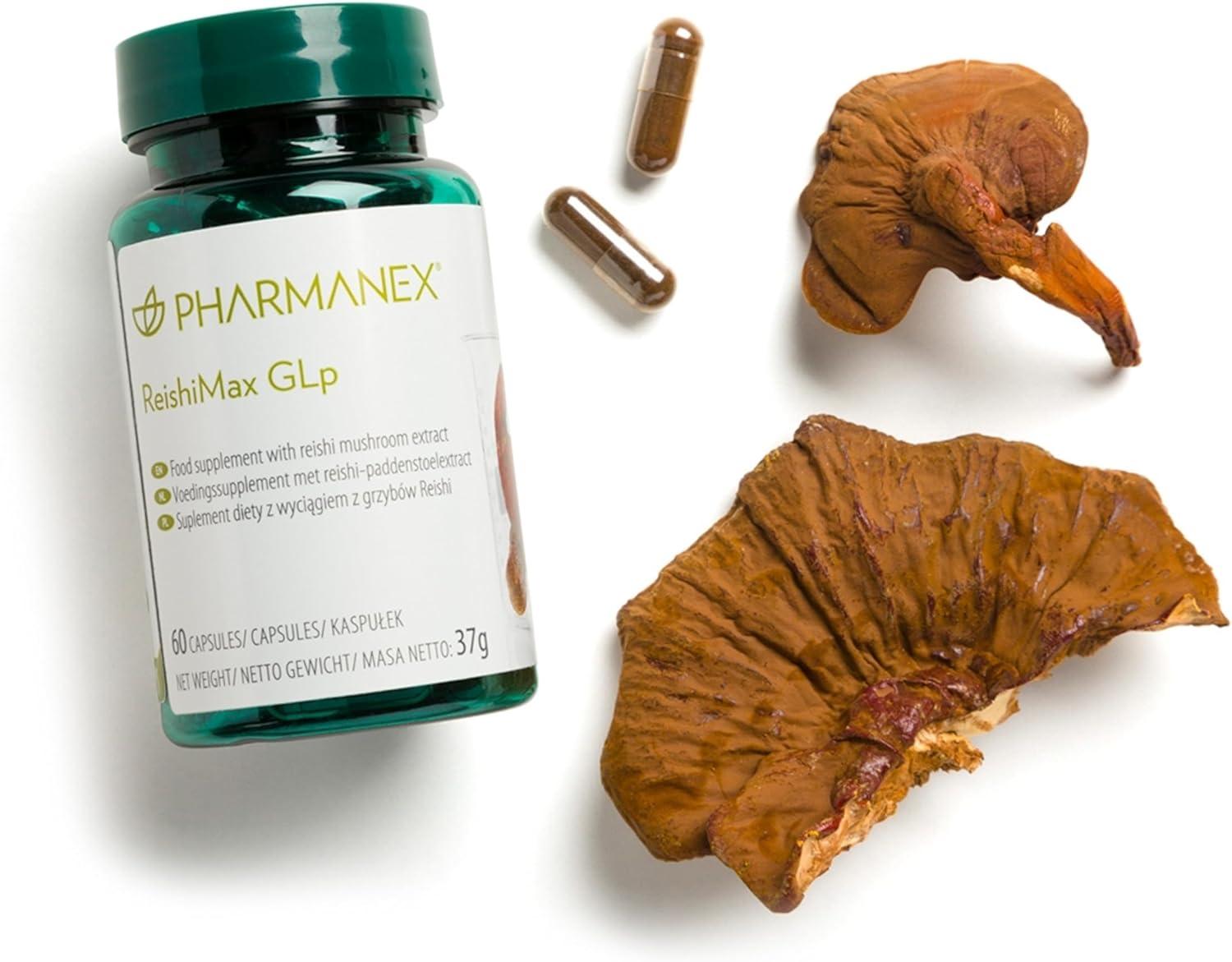 imageReishiMax Immune Support Supplement Red Reishi Mushroom Extract 60 Capsules Boosts Immune Health Supports Energy Vitality and Overall Wellness