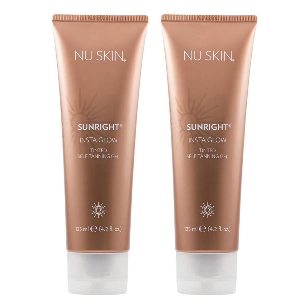imageNu Skin Sunright Insta Glow Self Tanner Gel  42 oz  Summer Tan  Face ampamp Body Bronzer  Beauty ampamp Skin Care  Vitamin E ampamp Avocado Oil ampamp Amino Acids42 Ounce Pack of 2