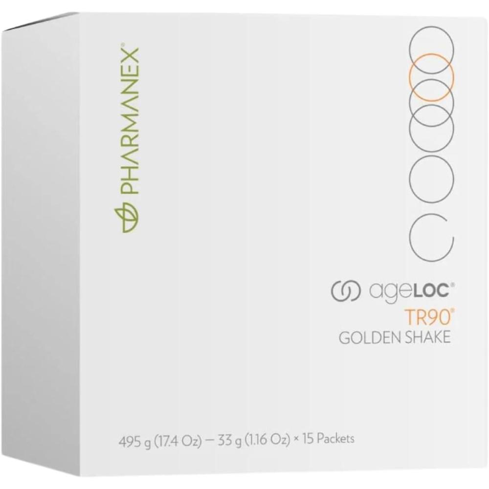 imageNu Skin ageLOC TR90 Golden Shake  1lb  PlantBased Protein Powder Supports Lean Muscle ampamp Overall Health  Vitamins A C E B12  15g Protein Per Serving