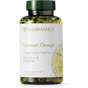 imageNu Skin Optimum Omega  Premium Omega3 Supplement  60 Count  Rich in EPA ampamp DHA Fatty Acids  Heart Joint and Immune Support  Daily Supplement