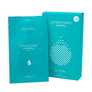 imageNu Skin Ultimate Mask Waterfull  Botanical Eucalyptus Microfiber Hydration Transparent Face Mask  Adhesive Skin Care Mask Maximum Moisturization Mask for Soft Supple Skin 8 masks