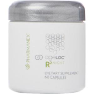 imageNu Skin ageLOC R2 Night Blend  Renewal ampamp Energy Supplement  Cellular Detox ampamp Mental Clarity  Dietary Broccoli Seed Extract  Resets Young Gene Clusters  60 Capsules